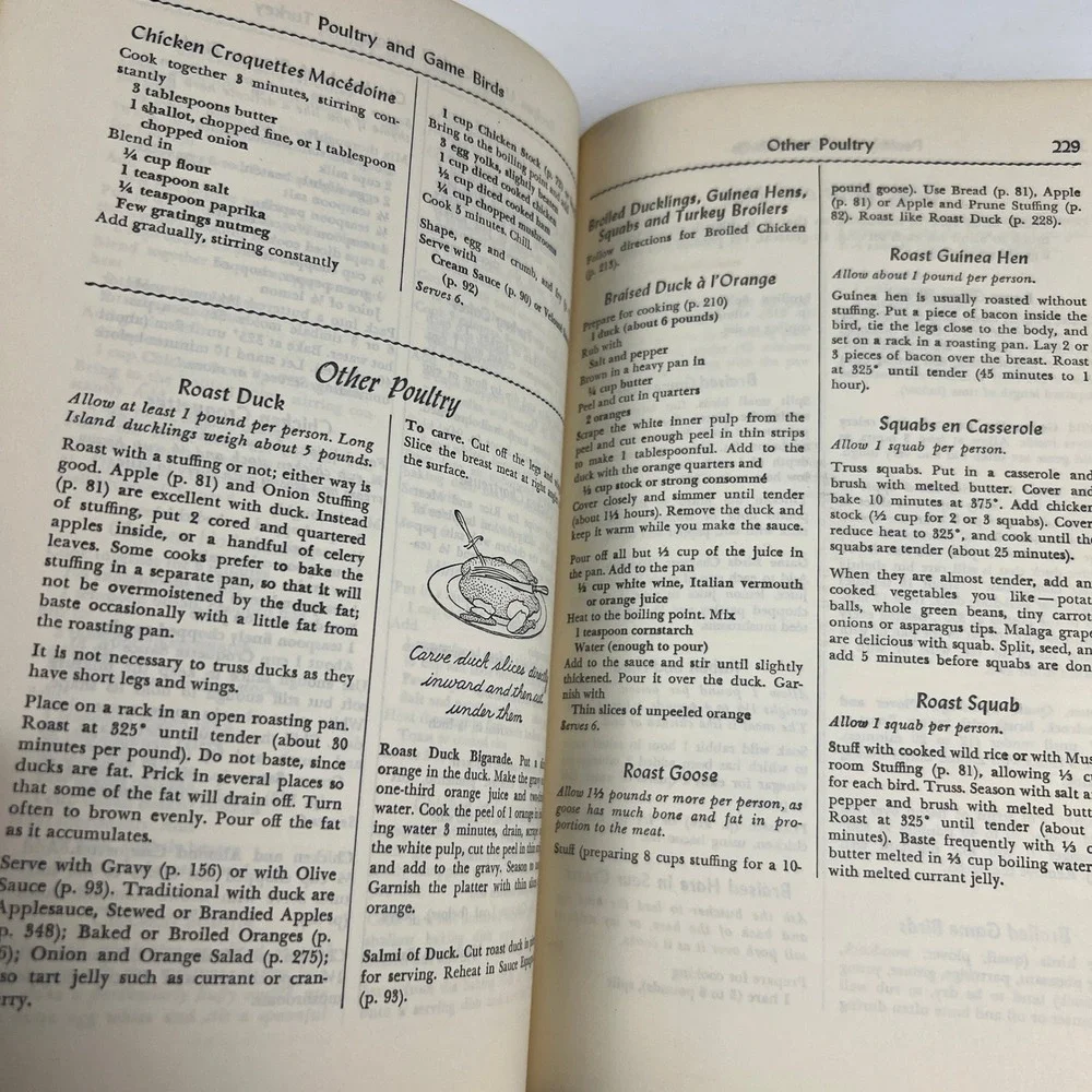 Fannie Farmer Cookbook 11th Edition Red Hardcover 1965 Vintage Little Brown Book